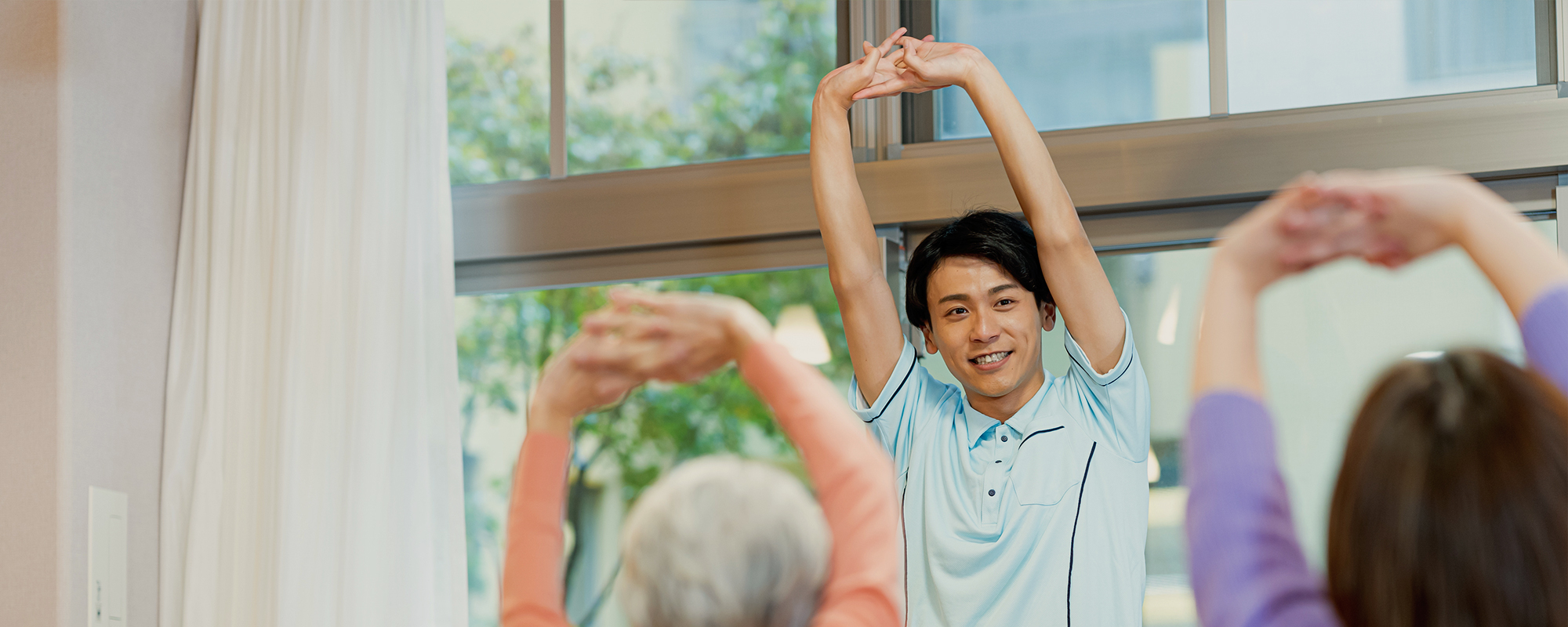 60歳からの安心入居者様が心身ともに健やかに